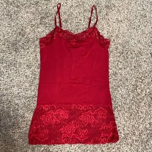 Lace tank top